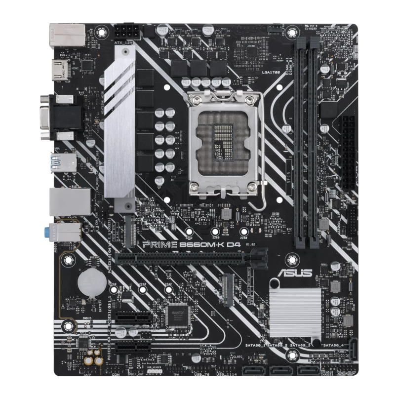ASUS PRIME B660M-K D4 Bundkort