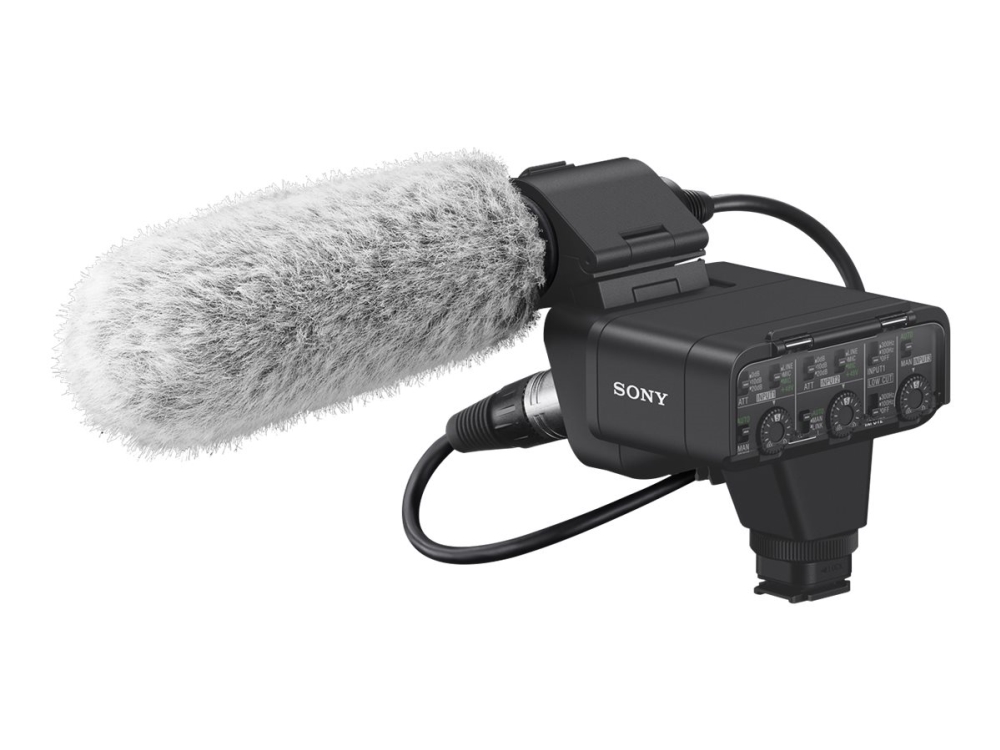 Sony Xlr-K3m - Mikrofon - For Cinema Line Ilme-Fx3, Fx6v, Fx6vk  Handycam Fdr-Ax43, Ax60  Xdcam Pxw-Fx9v  A7c  A7s Iii