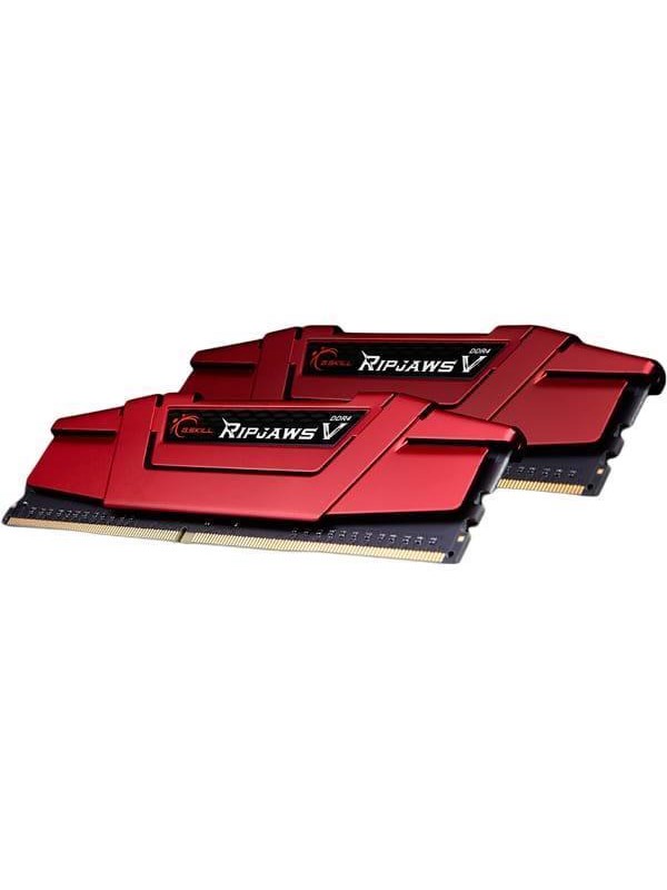 G.Skill Ripjaws V DDR4-2400 - 32GB - CL15 - Dual Channel (2 pcs) - Intel XMP - Rød