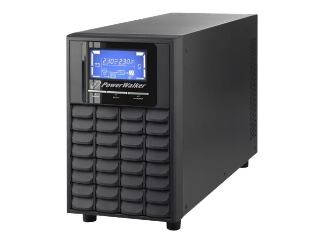 Powerwalker Vfi 2000C Lcd - Ups - 1600 Watt - 2000 Va 9 At - Rs-232, Usb - Utgangsstikkforbindelse: 4 - Pfc - Sort