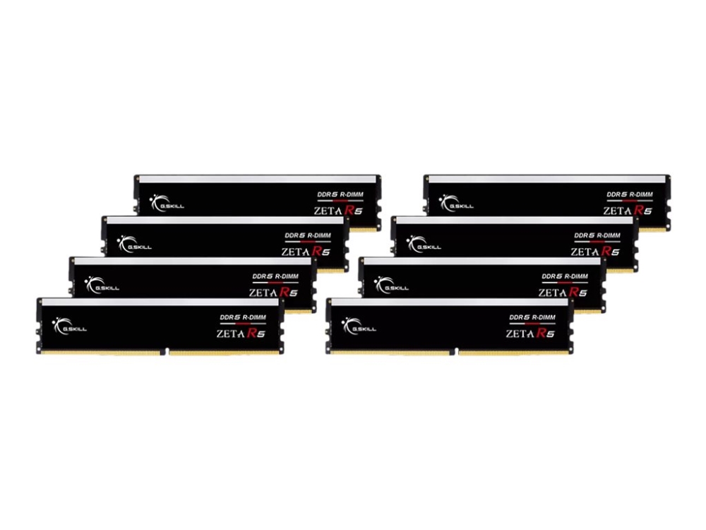 G.Skill Zeta R5 - Ddr5 - Sett - 128 Gb: 8 X 16 Gb - Dimm 288-Pin - 6000 Mhz / Pc5-48000 - Cl30 - 1.4 V - Registrert - On-Die Ecc