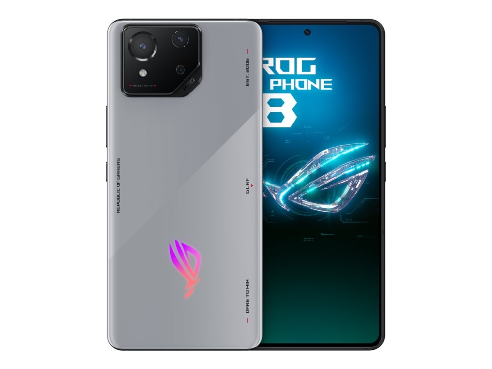 Asus Rog Phone 8 - 5G Smarttelefon - Dobbelt-Sim - Ram 12 Gb / Internminne 256 Gb - Flexible Amoled - 6.78" - 2448 X 1080 Piksler (165 Hz) - 3X Bakka
