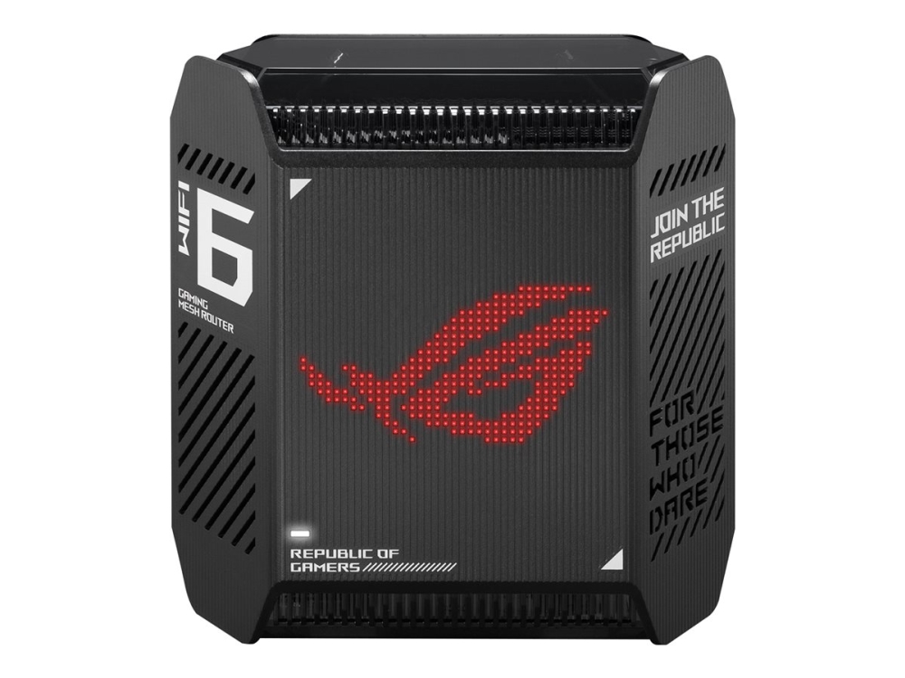 Asus Rog Rapture Gt6 - Wi-Fi-System - (2 Rutere) - Inntil 5800 Kvadratfot - Maske 1Gbe, 2.5Gbe - Wi-Fi 6 - Dobbeltbånd