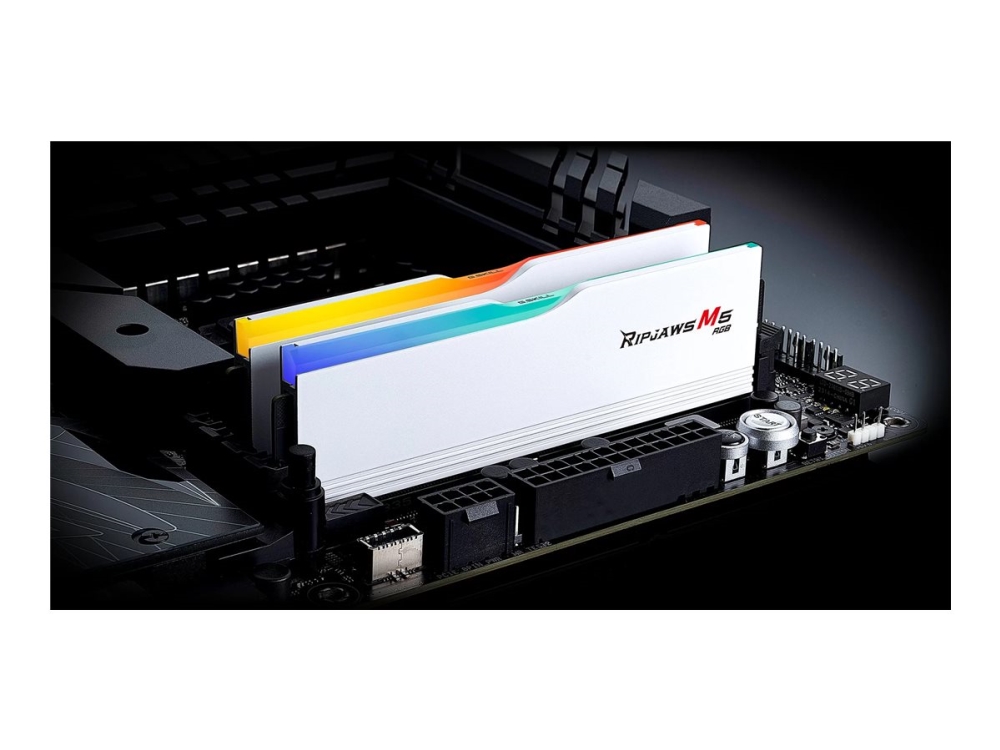 G.Skill Ripjaws M5 Rgb F5-6400J3239f48gx2-Rm5rw - Ddr5 - Sett - 96 Gb: 2 X 48 Gb - Dimm 288-Pin - 1600 Mhz / Pc5-25600 - Cl32 - 1.35 V - Ikke-Bufret