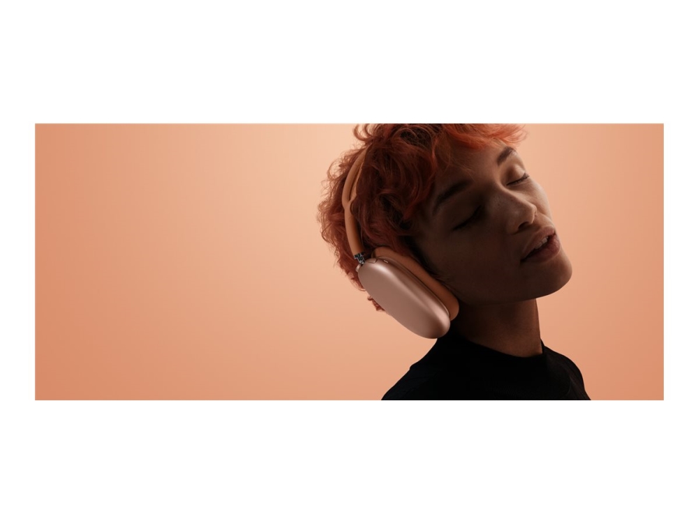 Apple Airpods Max - 2. Generasjon - Hodetelefoner Med Mikrofon - Full Størrelse - Bluetooth - Trådløs - Aktiv Støydemping - Oransje