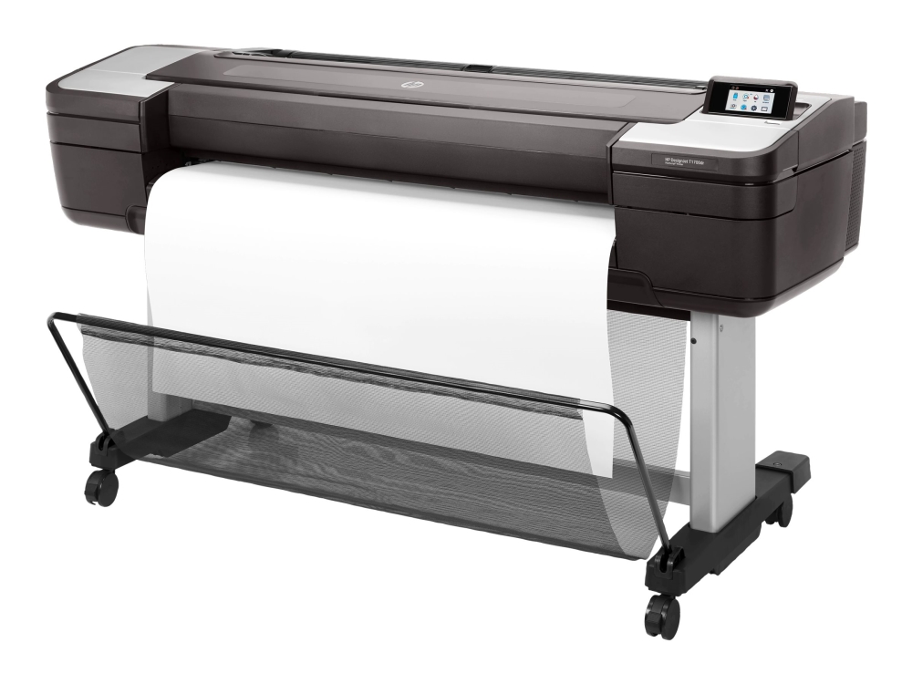 Hp Designjet T1700dr - 44" Storformatsskriver - Farge - Ink-Jet - 1118 X 1676 Mm - 2400 X 1200 Dpi - Inntil 0.55 Min/Side - Gigabit Lan, Usb-Vert - K