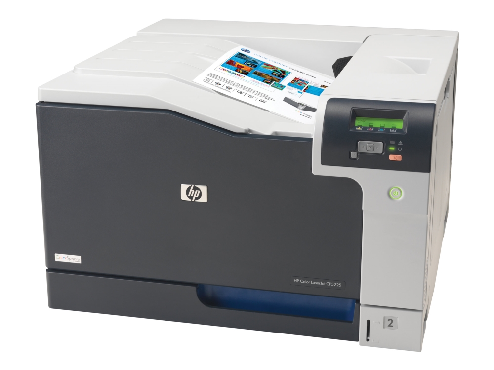 Hp Color Laserjet Professional Cp5225 - Skriver - Farge - Laser - A3 - 600 Dpi - Inntil 20 Spm (Mono) / Inntil 20 Spm (Farge) - Kapasitet: 350 Ark -