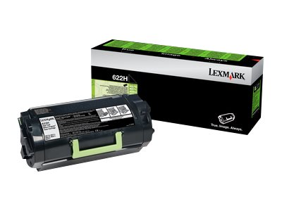 Lexmark 622H - Høy Ytelse - Svart - Original - Tonerpatron Lccp, Lrp - For Lexmark Mx710, Mx711, Mx810, Mx811, Mx812