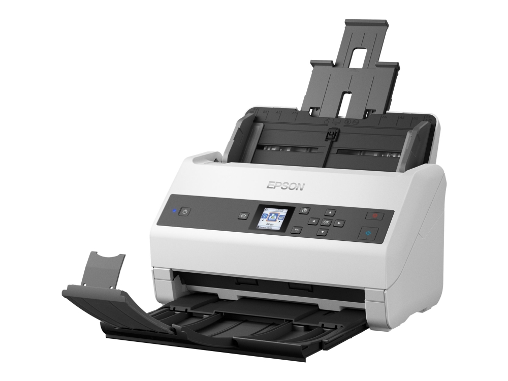 Epson Workforce Ds-870 - Dokumentskanner - Contact Image Sensor (Cis) - Dupleks - A4 - 600 Dpi X 600 Dpi - Inntil 65 Spm (Mono) / Inntil 65 Spm (Farg