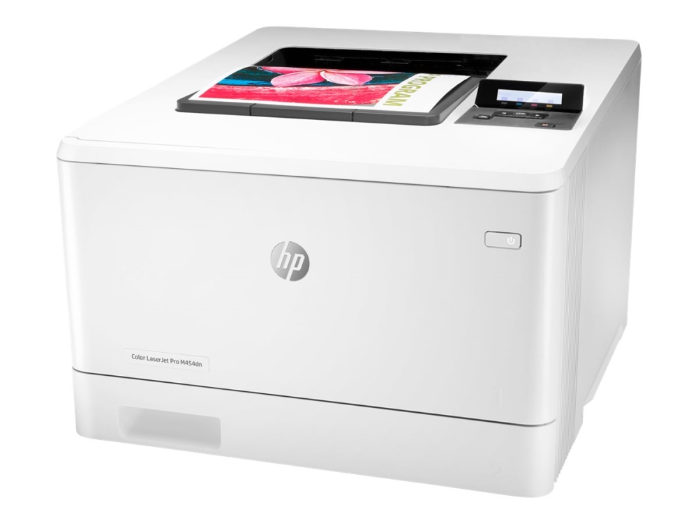 Hp Color Laserjet Pro M454dn - Skriver - Farge - Dupleks - Laser - A4/Legal - 38 400 X 600 Dpi - Opp Til 27 Spm (Mono) / Inntil 27 Spm (Farge) - Kapa