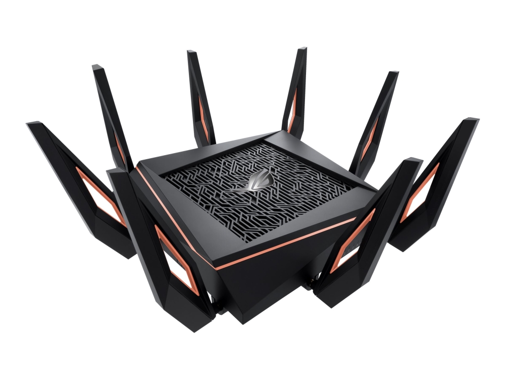 Asus Rog Rapture Gt-Ax11000 - Trådløs Ruter 4-Portssvitsj - 1Gbe, 2.5Gbe - Wan-Porter: 2 - Wi-Fi 6 - Trippelbånd