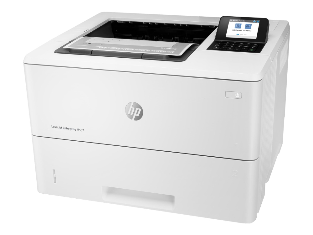Hp Laserjet Enterprise M507dn - Skriver - S/H - Dupleks - Laser - A4/Legal - 1200 X 1200 Dpi - Inntil 50 Spm - Kapasitet: 650 Ark - Usb 2.0, Gigabit