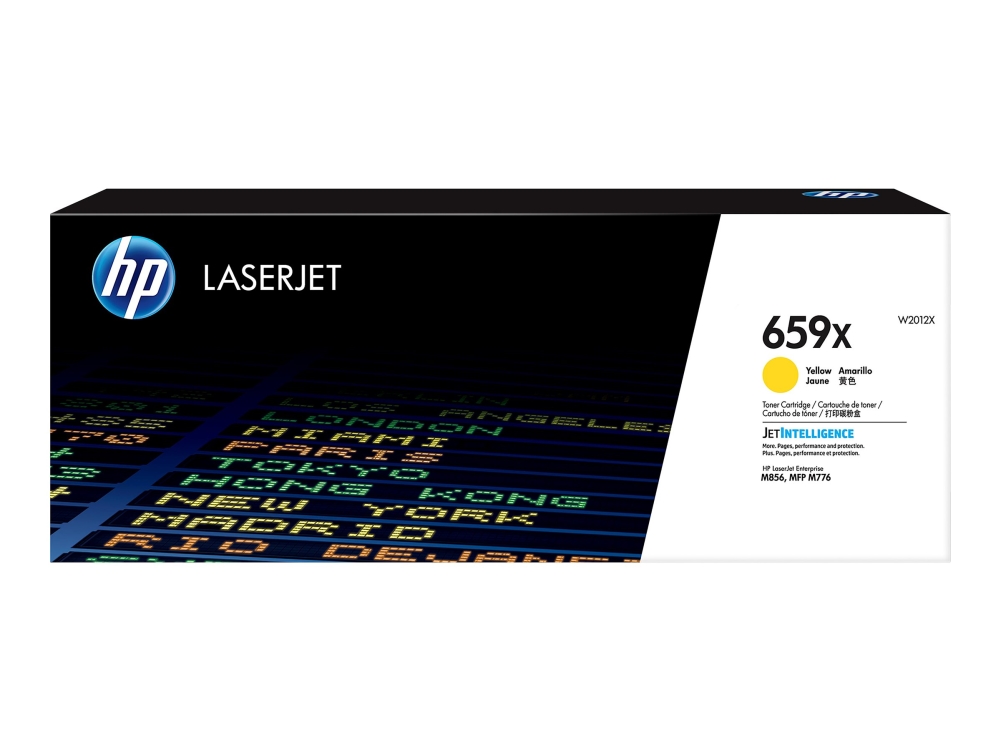Hp 659X - Gul - Original - Laserjet - Tonerpatron (W2012x) - For Color Laserjet Enterprise Mfp M776  Laserjet Enterprise Mfp M776