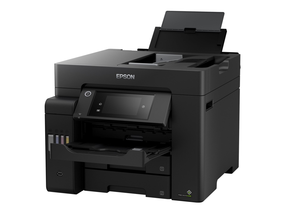 Epson Ecotank Et-5850 - Multifunksjonsskriver - Farge - Ink-Jet - A4 (210 X 297 Mm) (Original) - A4 (Medie) - Opp Til 25 Spm (Trykking) - 550 Ark - 3