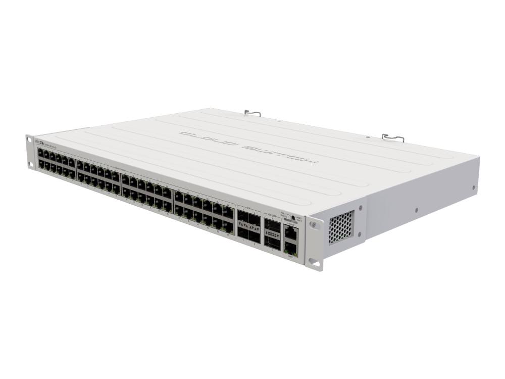 Mikrotik Crs354-48G-4S+2Q+Rm - Switch - L3 - 48 X 10/100/1000 + 4 X 10 Gigabit Sfp+ + 2 X 40 Gigabit Qsfp+ - Stasjonær, Rackmonterbar