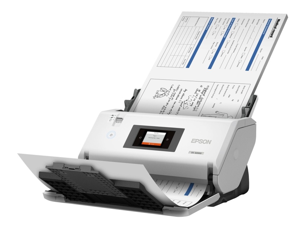 Epson Workforce Ds-32000 - Dokumentskanner - Contact Image Sensor (Cis) - Dupleks - A3 - 600 Dpi X 600 Dpi - Inntil 90 Spm (Mono) / Inntil 90 Spm (Fa
