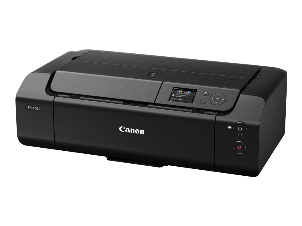 Canon Pixma Pro-200 - Skriver - Farge - Ink-Jet - A3 Plus Inntil 1.5 Min/Side (Farge) - Kapasitet: 100 Ark - Lan, Wi-Fi(N), Usb 2.0