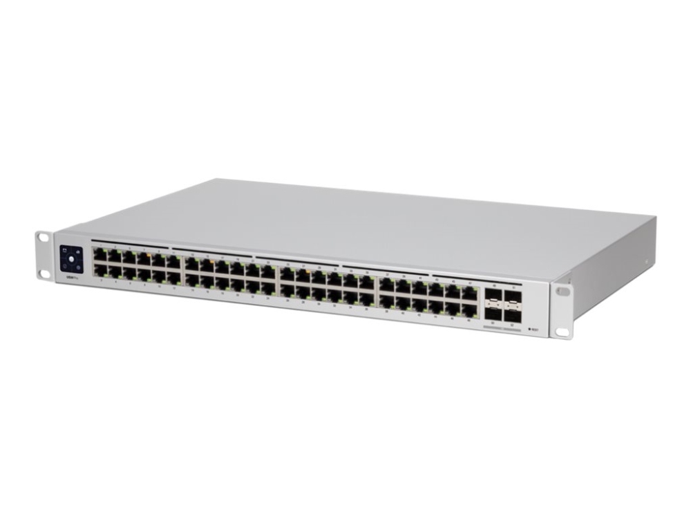 Ubiquiti Unifi Switch Pro 48 - Switch - L3 - Styrt - 48 X 10/100/1000 + 4 X 10Gb Ethernet Sfp+ - Rackmonterbar - Ac 120/230 V / Dc 11.5 V