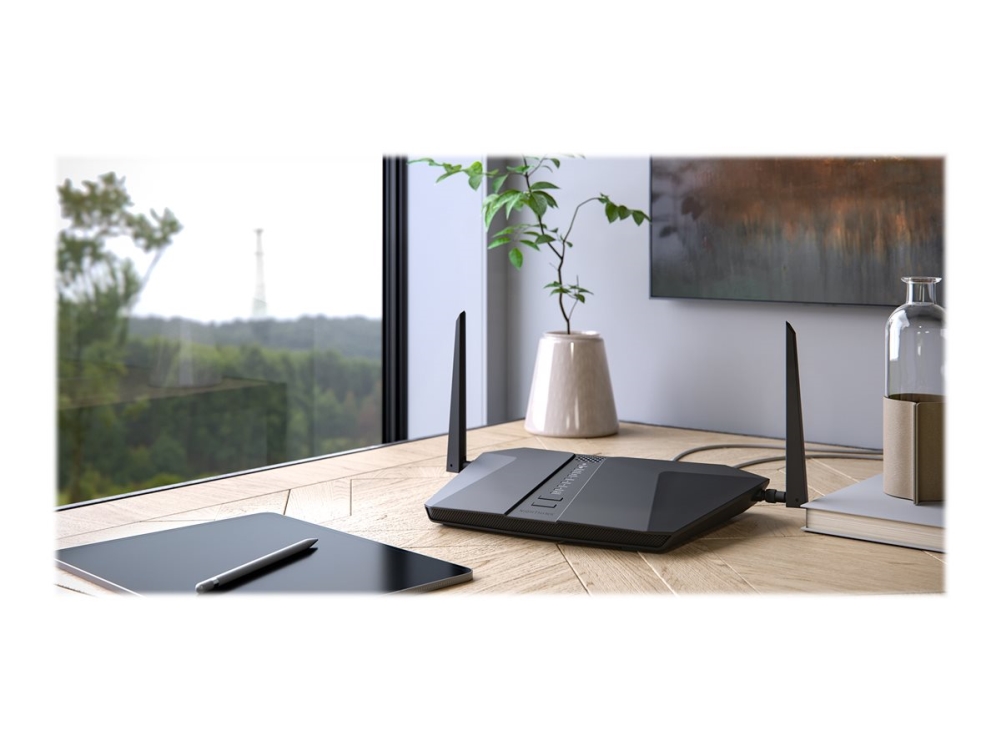 Netgear Nighthawk Lax20 - Trådløs Ruter - Wwan 4-Portssvitsj - 1Gbe - Wi-Fi 6 - Dobbeltbånd