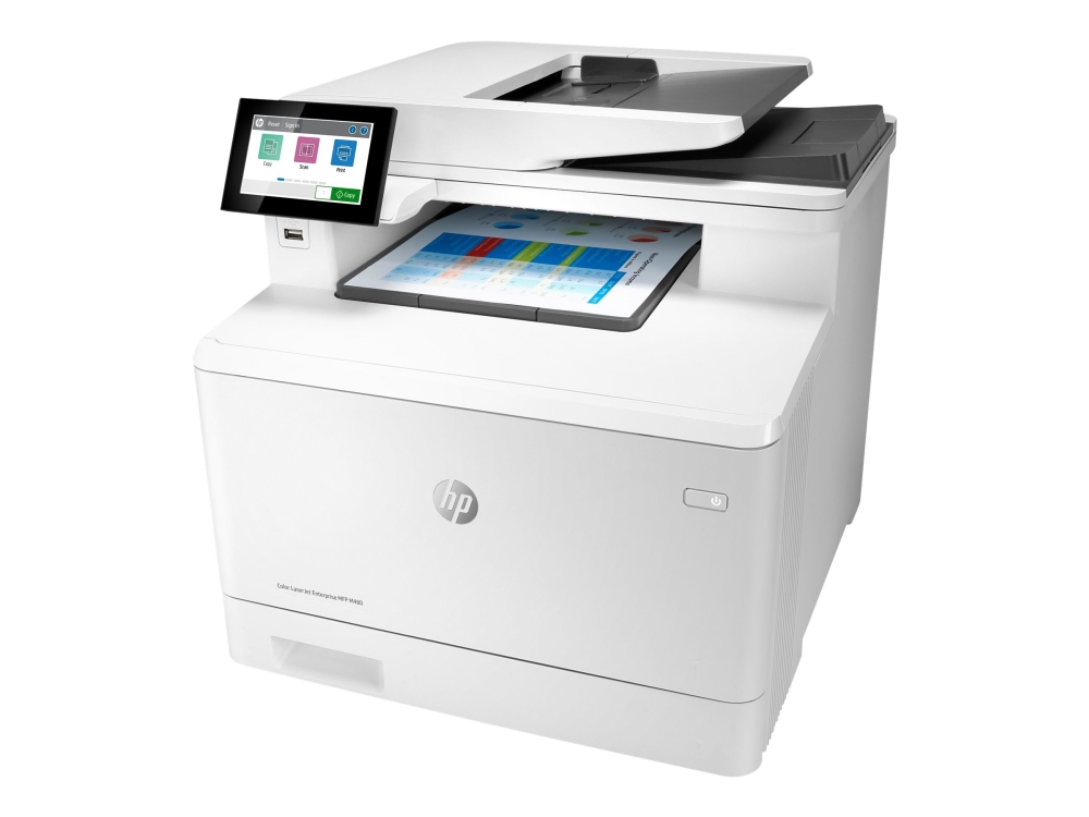 Hp Color Laserjet Enterprise Mfp M480f - Multifunksjonsskriver - Farge - Laser - Legal (216 X 356 Mm) (Original) - A4/Legal (Medie) - Opp Til 27 Spm