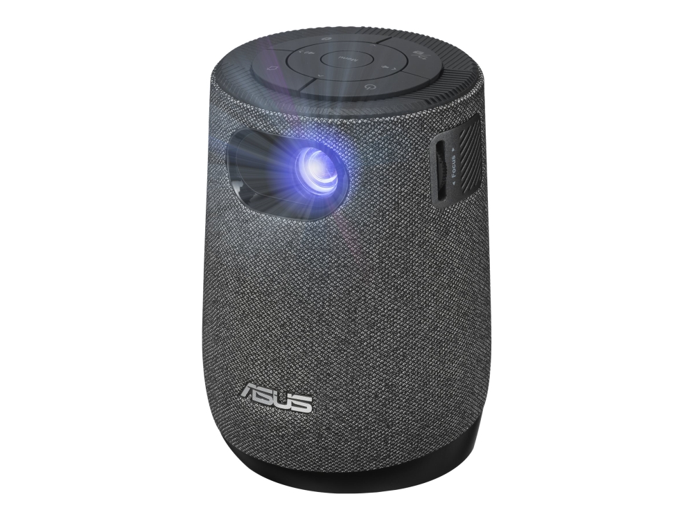 Asus Zenbeam Latte L1 - Dlp-Projektor - Led - 300 Lumen - 1280 X 720 - 16:9 - 720P - Kortkast Fast Linse - Wi-Fi / Bluetooth - Grå, Svart