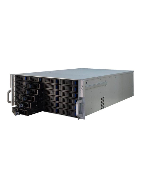 Inter-Tech IPC 4U-4424 - Kabinett - Server (Rack) - Svart
