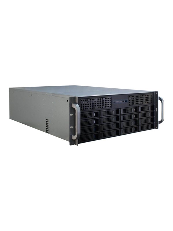 Inter-Tech IPC 4U-4416 - Kabinett - Server (Rack) - Svart