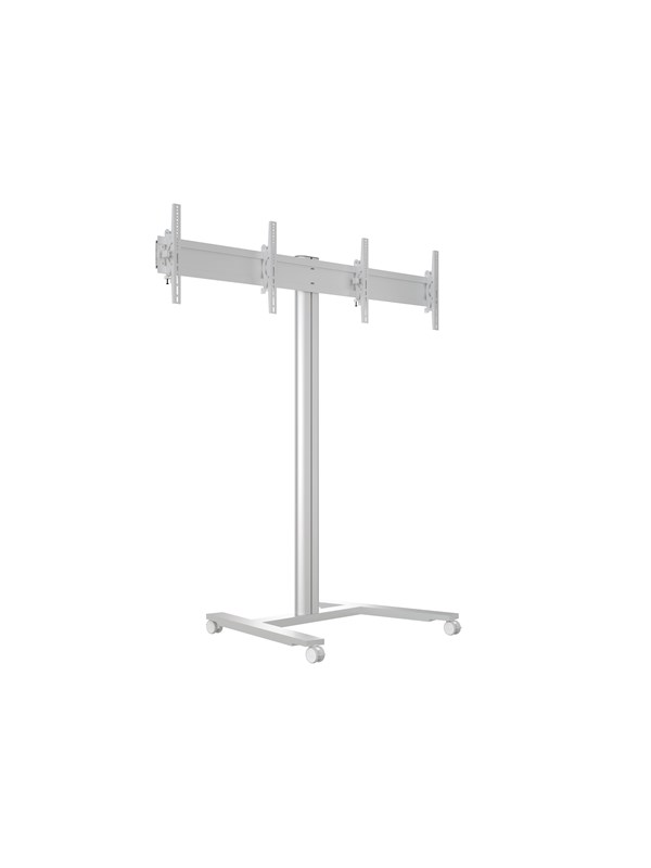 Multibrackets M Public Display Stand 180 HD Dual Silver 100 kg 60" Up to 800 x 400 mm