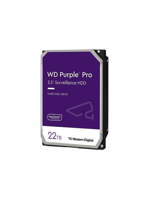 WD Purple - 22TB - Harddisk - WD221PURP - SATA-600 - 3.5"