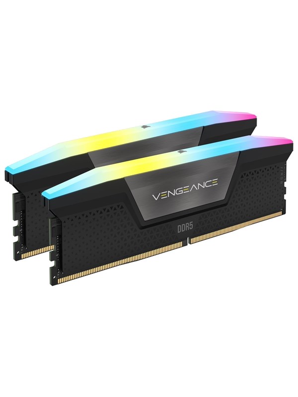 Corsair Vengeance RGB DDR5-6800 - 96GB - CL40 - Dual Channel (2 pcs) - Intel XMP - Svart