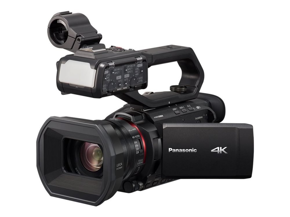 Panasonic Hc-X2000 - Videoopptaker - 4K / 60 Fps - 24Optisk X-Zoom - Leica - Flashkort - Wi-Fi - Svart