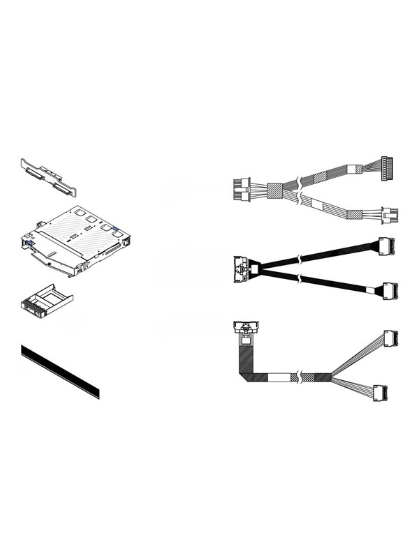 Lenovo - server 2 x 2.5" NVMe backplane kit