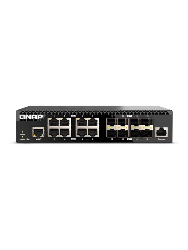 QNAP QSW-M3216R-8S8T 16-Port 10GbE Layer 2 Web Managed Switch