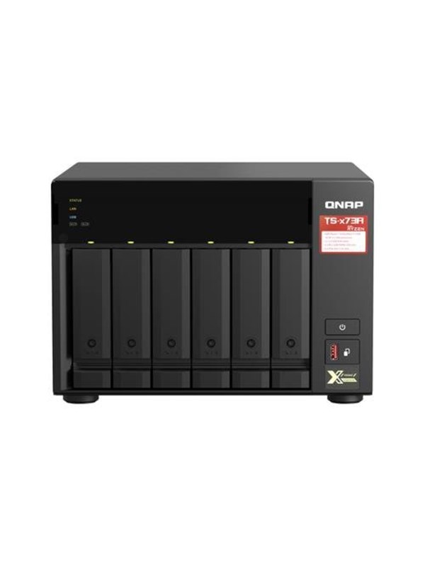 QNAP TS-673A - with QSW-1105-5T switch - NAS-Server