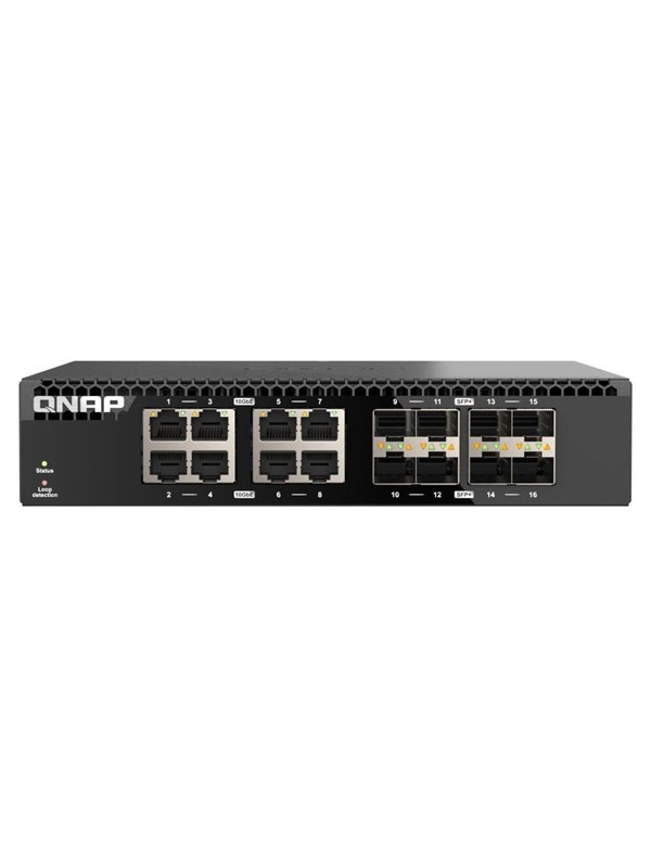 QNAP QSW-3216R-8S8T - switch - 16 ports - rack-mountable