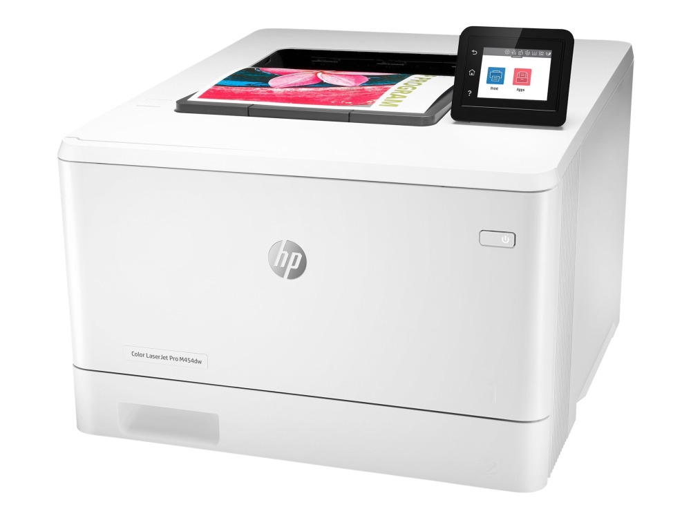 Hp Color Laserjet Pro M454dw - Skriver - Farge - Dupleks - Laser - A4/Legal - 38 400 X 600 Dpi - Opp Til 27 Spm (Mono) / Inntil 27 Spm (Farge) - Kapa