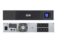 Eaton 5Sc 1500I - Ups - Ac 230 V - 1050 Watt - 1500 Va - Rs-232, Usb - Utgangskontakter: 8 - 2U - Svart