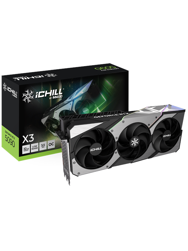 Inno3D GeForce RTX 5090 iCHILL X3 - 32GB GDDR7 RAM - Grafikkort
