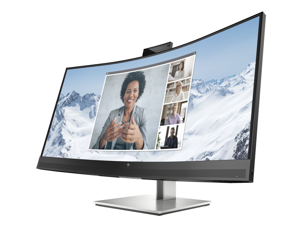 Hp E34m G4 Conferencing Monitor - E-Series - Led-Skjerm - Kurvet - 34" - 3440 X 1440 Wqhd @ 75 Hz - Va - 400 Cd/M² - 3000:1 - 5 Ms - Hdmi, Displaypor