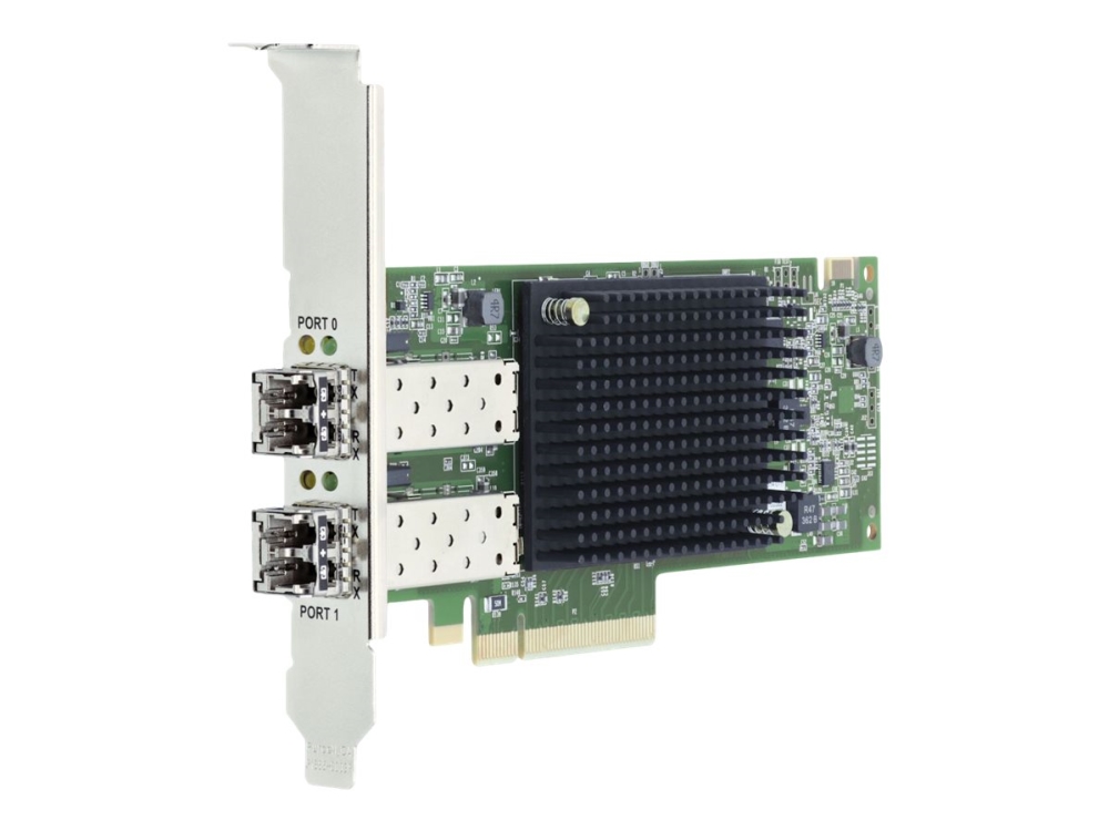 Lenovo Thinksystem Emulex Lpe32002 V2 - Vertbussadapter - Pcie 4.0 X8 Lav Profil - 32Gb Fibre Channel Gen 7 (Short Wave) X 2 - For Thinksystem Sr630
