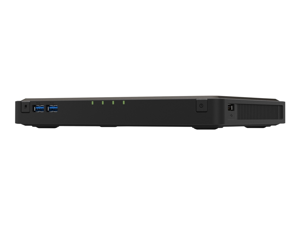 Qnap Tbs-464 Nasbook - Nas-Server - 4 Brønner - Raid Raid 0, 1, 5, 6, 10 - Ram 8 Gb - 2.5 Gigabit Ethernet - Iscsi Støtte