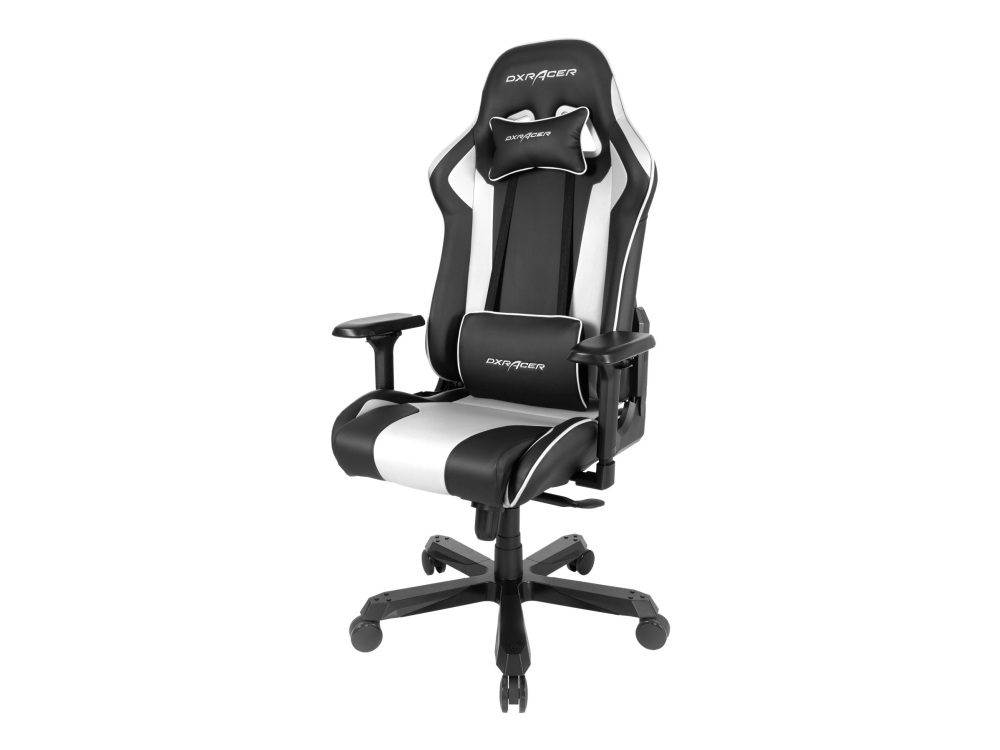 Dxracer King Series Oh/Ka99 - Stol - Ergonomisk - Høy Bakside - Armlener - T-Formet - Tipping - Roterende - Aluminium, Polyuretan Fauxlær, Høytetthet