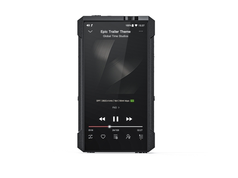 Fiio M17, Mp3-Spiller, 64 Gb, Usb 3.2 Gen 1 (3.1 Gen 1), 610 G, Sort