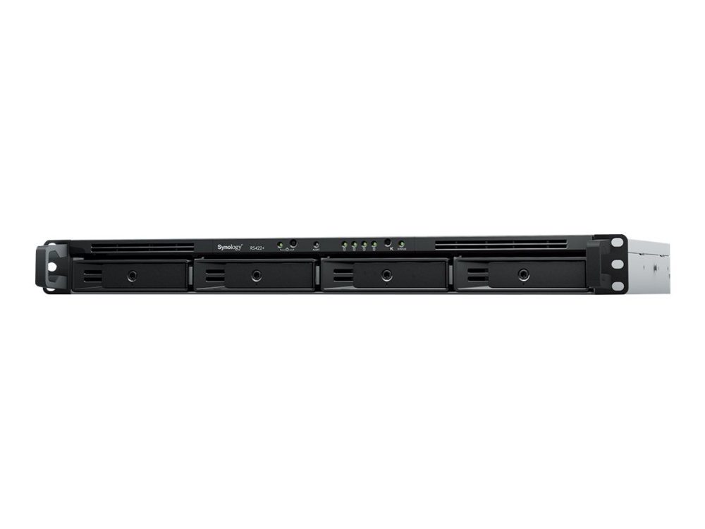 Synology Rackstation Rs422+ - Nas-Server - 4 Brønner - Kan Monteres I Rack - Sata 6Gb/S - Raid Raid 0, 1, 5, 6, 10, Jbod - Ram 2 Gb - Gigabit Etherne