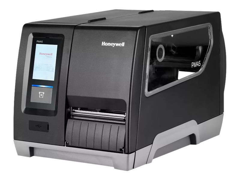 Honeywell Pm45 - Etikettskriver - Termotransfer - Rull (11,4 Cm) - 300 Dpi - Inntil 300 Mm/Sek - Usb 2.0, Seriell, Gigabit Lan, Usb 2.0 Vert