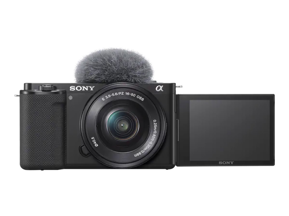 Sony A Zv-E10l - Digitalkamera - Speilløst - 24.2 Mp - Aps-C - 4K / 30 Fps - 3Optisk X-Zoom 16-50 Mm Power Zoom-Linse - Wireless Lan, Bluetooth - Sva