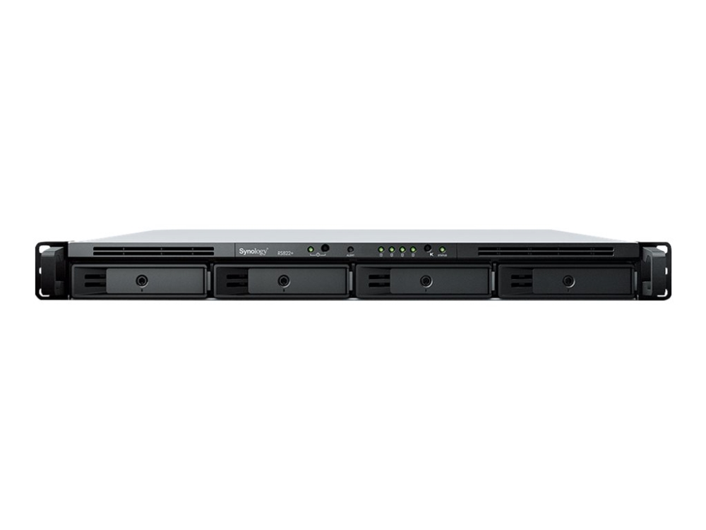 Synology Rackstation Rs822+ - Nas-Server - 4 Brønner - Kan Monteres I Rack - Sata 6Gb/S - Raid Raid 0, 1, 5, 6, 10, Jbod - Ram 2 Gb - Gigabit Etherne
