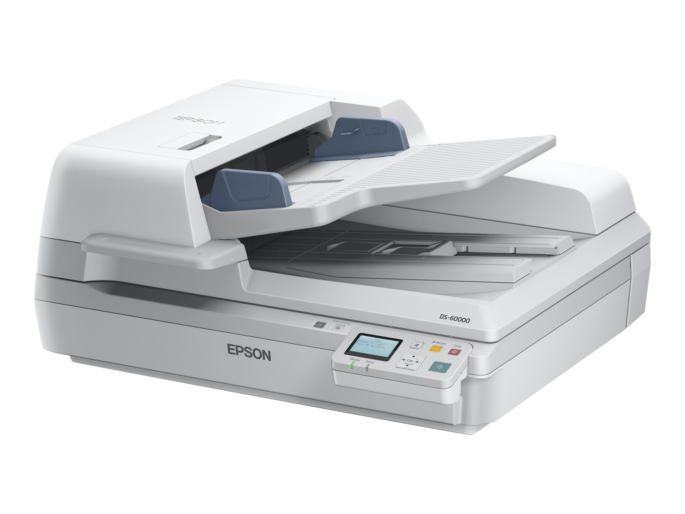 Epson Workforce Ds-60000N - Dokumentskanner - Dupleks - A3 - 600 Dpi X 600 Dpi - Inntil 40 Spm (Mono) / Inntil 40 Spm (Farge) - Adf (200 Ark) - Innti