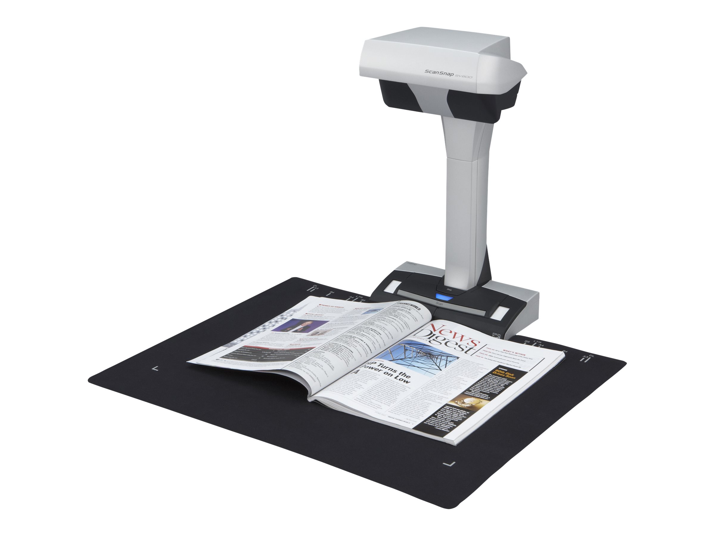 Ricoh Scansnap Sv600 - Overheadskanner - Ccd - 432 X 300 Mm - 285 Dpi X 283 Dpi - Usb 2.0