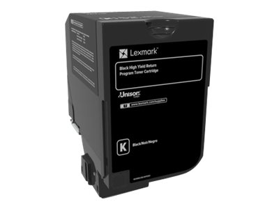 Lexmark - Høy Ytelse - Svart - Original - Tonerpatron Lccp, Lrp - For Lexmark Cs720de, Cs720dte, Cs725de, Cs725dte